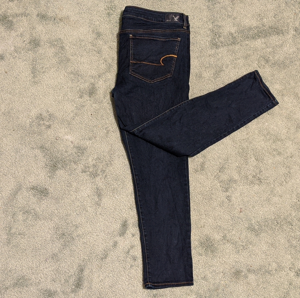 AE mid-rise jeggings